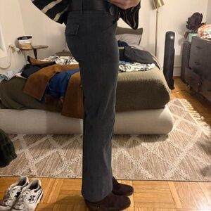 Gray Pinstripe Trousers